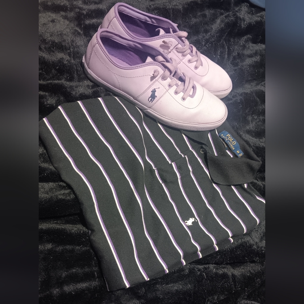 Polo Ralph Lauren Black & Lavender